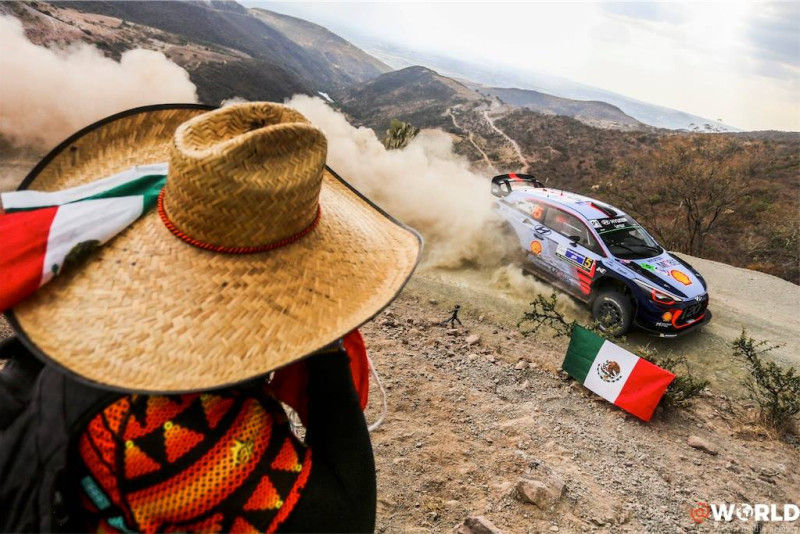 "Hyundai" pilots Noivils ātrākais Meksikas WRC treniņos (+video)