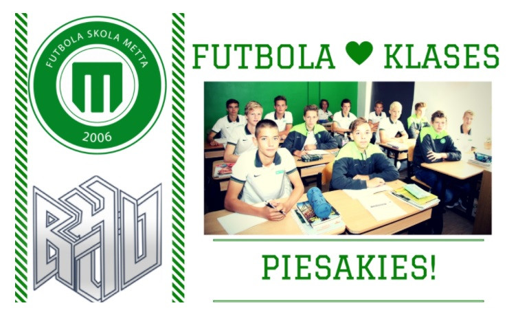 Rīgas Hanzas vidusskola aicina pieteikties topošos 7.klases skolniekus Futbola klasēm