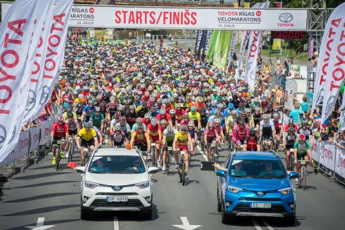 Jubilejas "Toyota" Rīgas velomaratonā aicināti piedalīties visa vecuma velomīļi