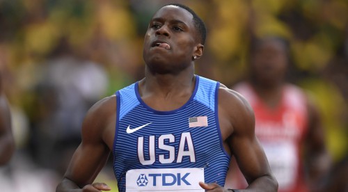 Amerikāņu sprinteris Koulmens labo pasaules rekordu 60 metros telpās