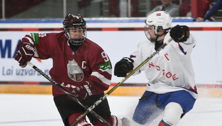 Latvijas U18 izlase atstāj sausā norvēģus un gūst otro uzvaru