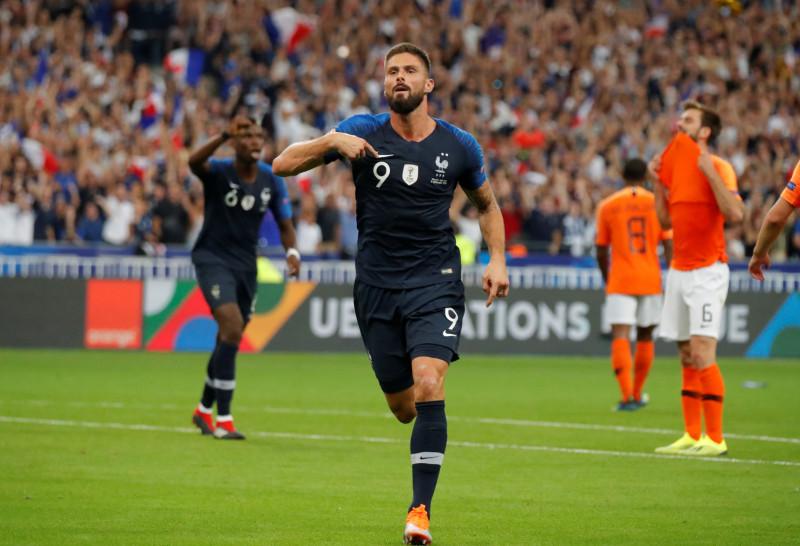 Žirū ļauj pasaules čempionei Francijai izcīnīt pirmo uzvaru Nāciju līgā