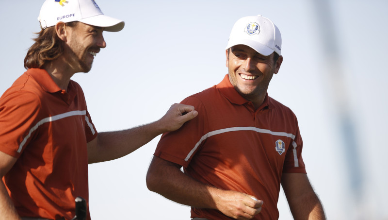Eiropas golferi palielina pārsvaru Raidera kausā