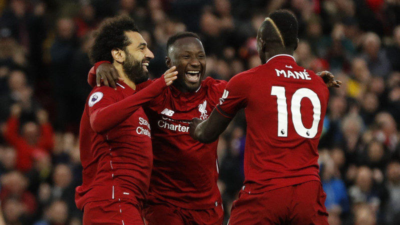 "Liverpool" gūst ātrākos vārtus vēsturē, Salāhs un Manē katrs iesit divus