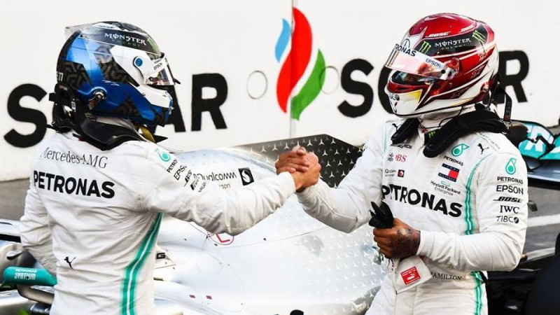 Botass uzvar Azerbaidžānā un atgūst vadību F1 kopvērtējumā