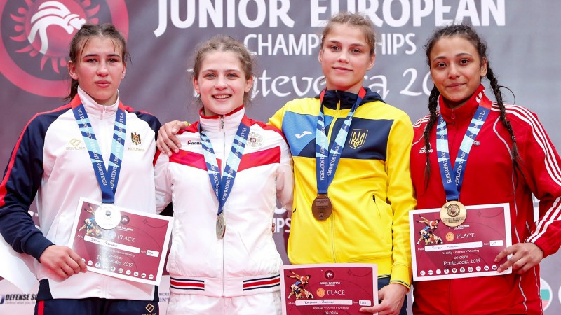 Cīkstone Mamedova sensacionāli izrauj junioru Eiropas čempionāta bronzu