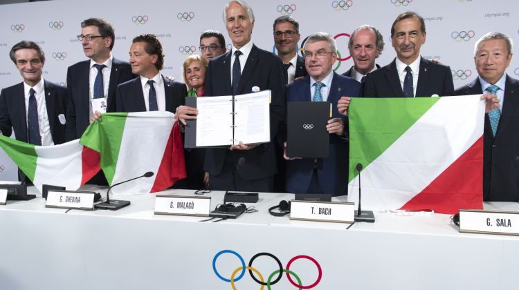 Brīdina par risku, ka Itālija varētu zaudēt tiesības rīkot 2026. gada olimpiskās spēles