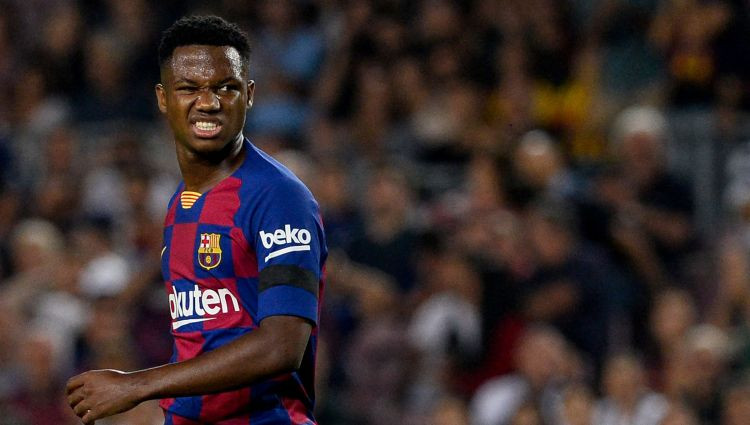 "Barcelona" jaunais talants Fati nevarēs spēlēt četrus mēnešus
