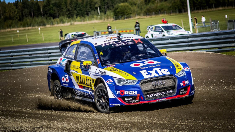 Larsons īstā drāmā kļūst par ''RallyX Nordic'' čempionu
