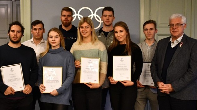 15 sportisti saņem olimpiskās stipendijas "Pekina 2022"