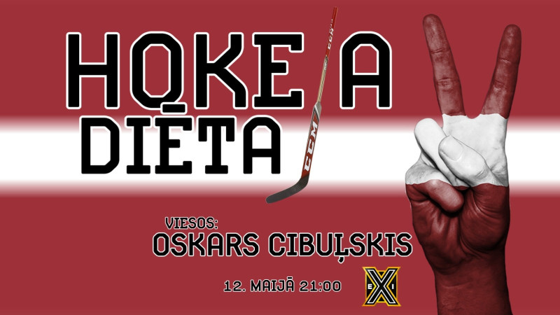 Šovakar "Hokeja diēta" ar Oskaru Cibuļski – Latvija pret Itāliju