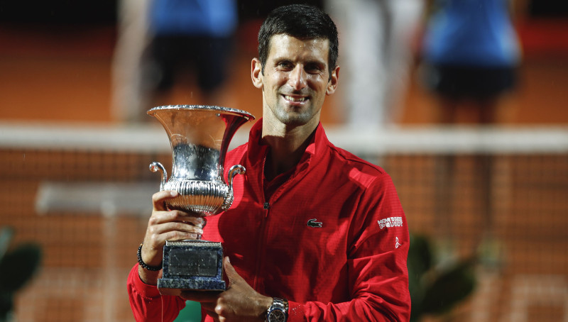Džokovičs piekto reizi uzvar Romā, izcīnot rekorda vērtu 36. "Masters" titulu