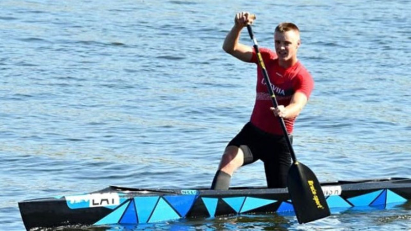 Kanoe airētājs Lagzdiņš izcīna sesto vietu pasaules U-23 čempionātā