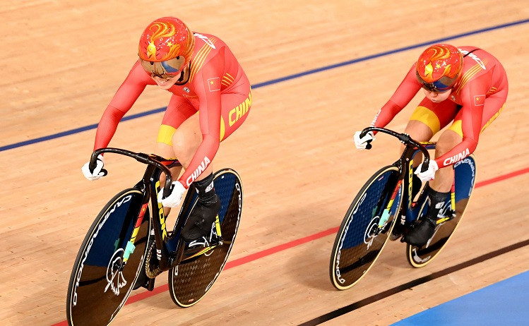 Pirmais zelts treka riteņbraukšanā Ķīnai, Lietuva piektā, krīt arī divi pasaules rekordi