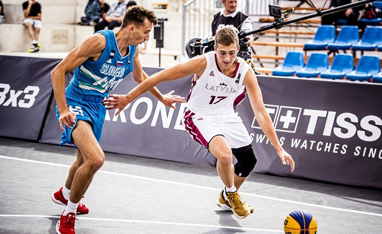 Latvijas U-21 3x3 basketbolisti Ventspilī uzvar Nāciju līgas ceturtajā turnīrā