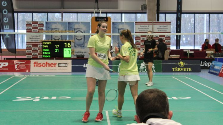 Baltijas jaunatnes komandu čempionātā badmintonā dominē igauņi un baltkrievi