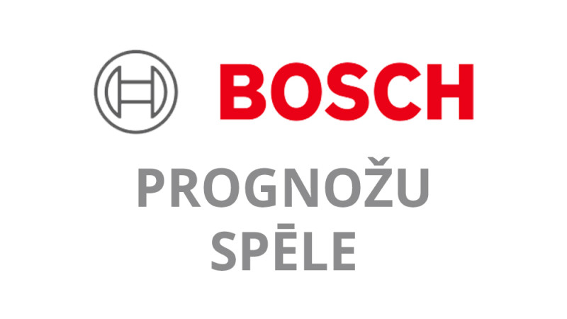 Bosch prognožu spēlē uzvar lietotājs rogle