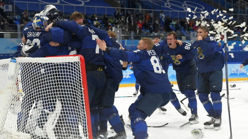 Somijas hokejisti pelnīti sakauj krievus, pirmoreiz triumfējot olimpiskajās spēlēs