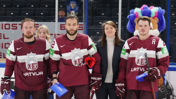 IIHF spēka rangā Latvija pasaules čempionātu noslēdz 10. vietā