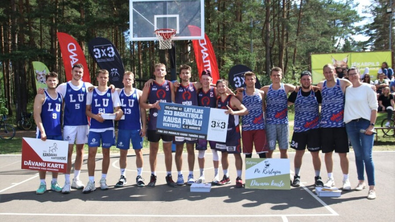 ''Spēka Kustība'' un ''Jirmis'' uzvar Latvijas kausa 3x3 basketbolā posmos