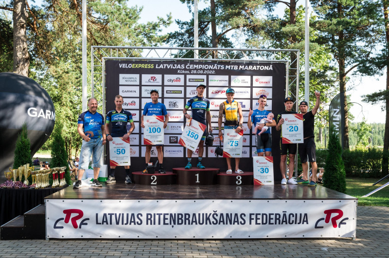 Prasīgajā Kūku trasē Muižnieks izcīna piekto elites čempiona titulu MTB maratonā