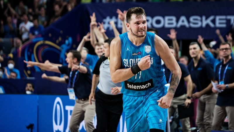 ''EuroBasket'' grupu turnīra statistika: dominē Dončičs, Adetokunbo un serbi