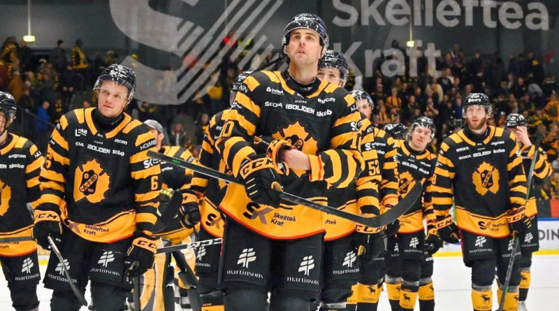 Zviedrijas klubs "Skellefteå" uzvar rezultatīvā ČL astotdaļfināla spēlē