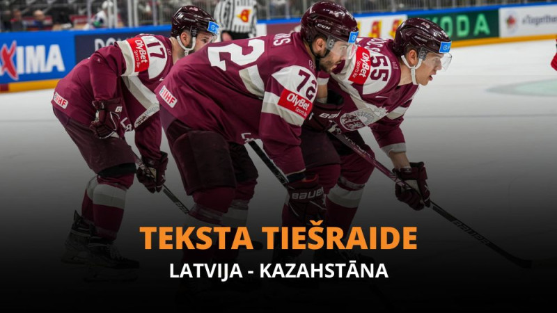 Teksta tiešraide: Latvija-Kazahstāna 7:0 (spēle galā)