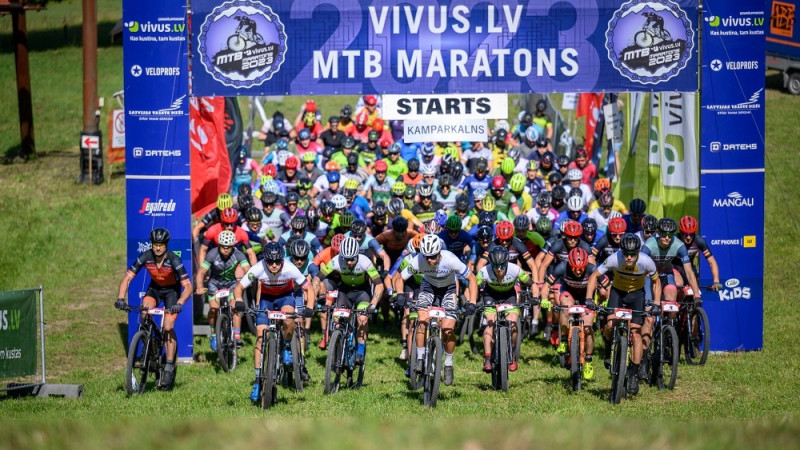 Vivus.lv MTB maratonā Talsu posmā uzvaras Birkentālam un Jaunslavietei-Kipurei