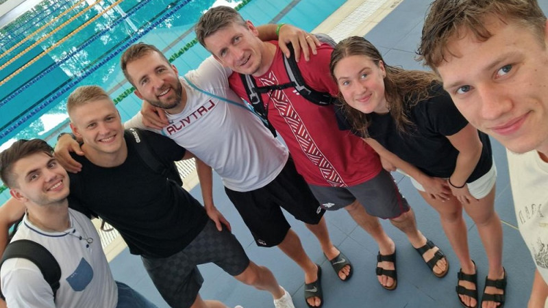 Pasaules čempionātā Japānā startēs četri Latvijas peldētāji