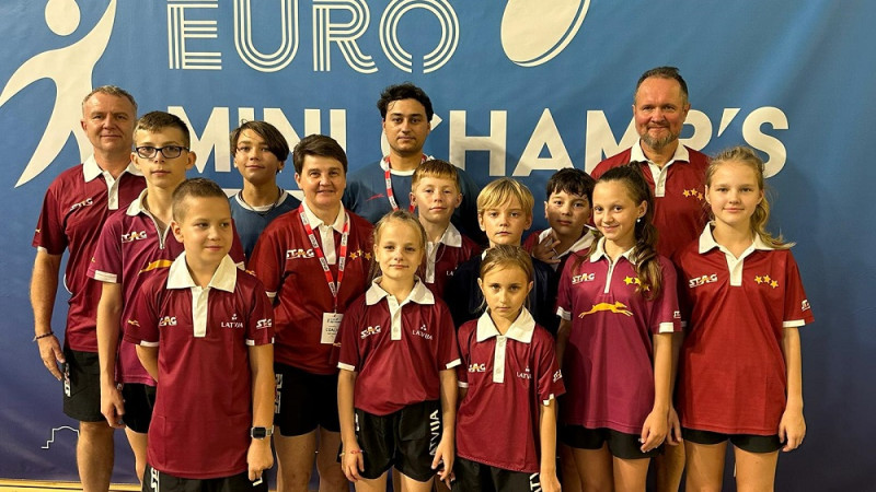 Eiropas čempionātā jauniešiem Latvijas galda tenisisti izcīna dažas uzvaras