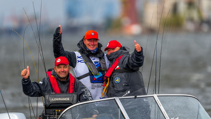Polija Rīgā izcīna uzvaru pasaules čempionātā spiningošanā no laivām, Latvijai 6. vieta
