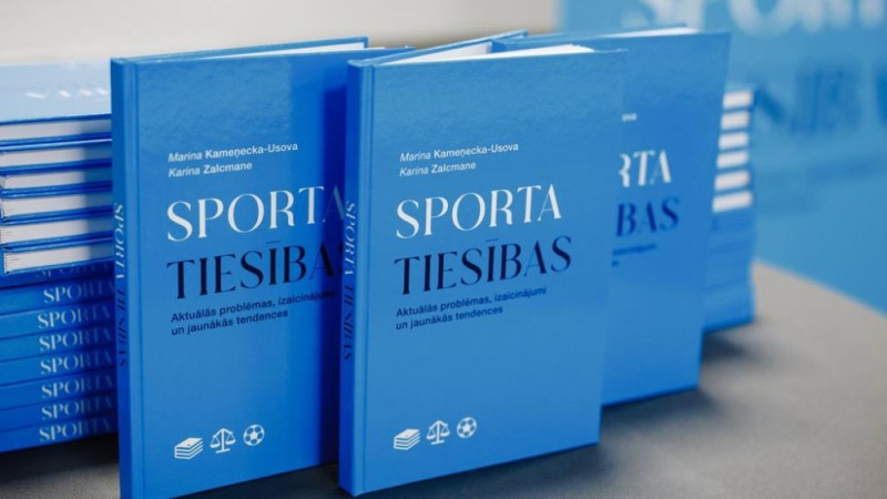Izdota Latvijas vēsturē pirmā grāmata par sporta tiesībām