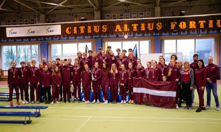 Latvijas jauniešiem uzvara Baltijas U18 čempionātā vieglatlētikā