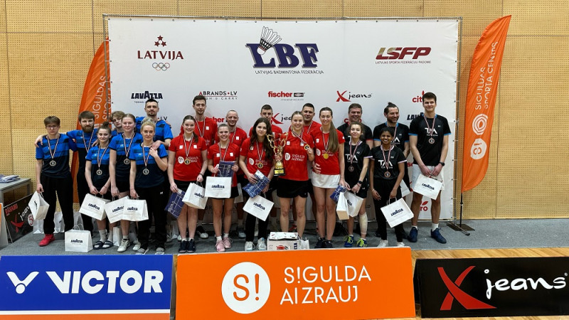Sigulda uzvar Latvijas klubu komandu čempionātā badmintonā