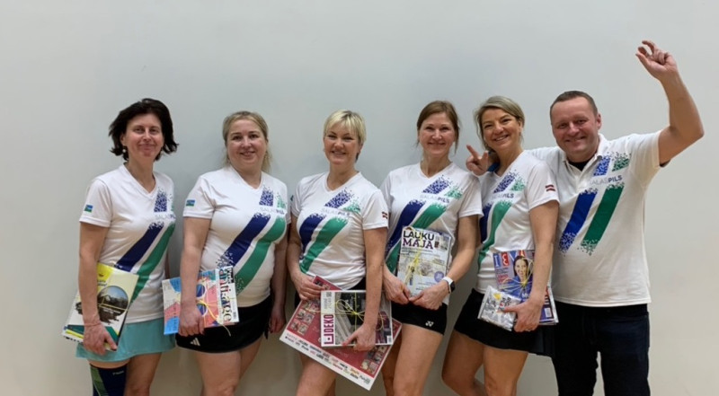 Latvijas kausu badmintonā sieviešu komandām izcīna salaspilietes, vērtīgākā Āboltiņa no Baložiem