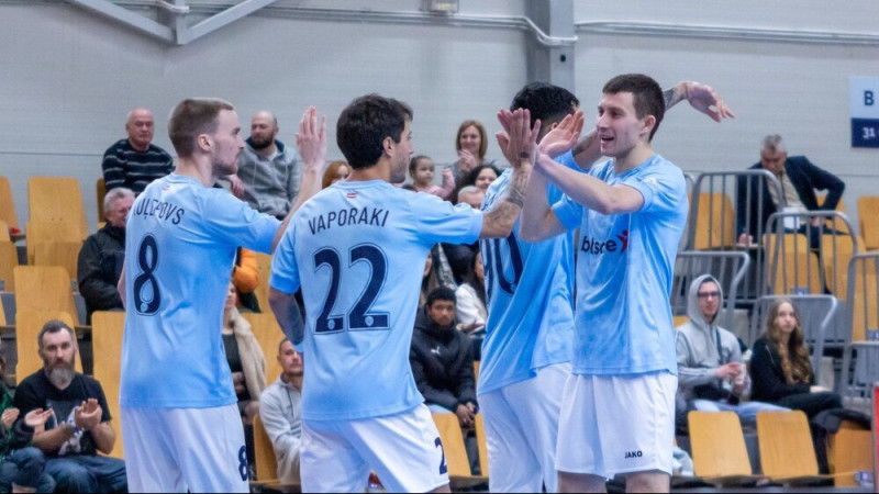 ''Riga'' atstāj sausā ''RFS Futsal'', pirmo reizi triumfējot Latvijas kausā telpu futbolā