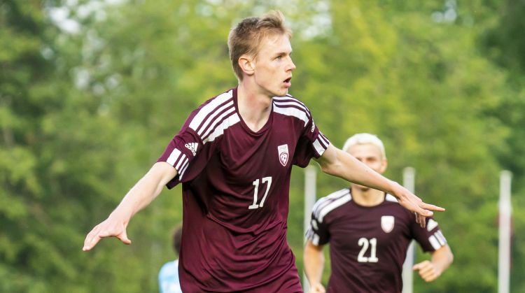 Melnim skaisti vārti, Beks palīdz pendelēs iekļūt Baltijas U21 kausa finālā