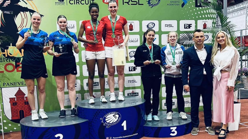 Latvijas badmintonistēm medaļas pasaules reitinga turnīrā