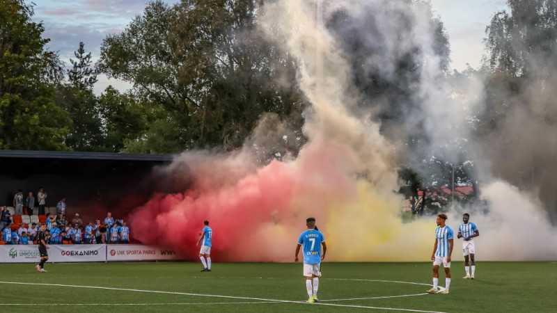 Līdzjutēju izraisītā ugunsgrēka dēļ "Leevon PPK" tiek izraidīta no LNK Sporta parka