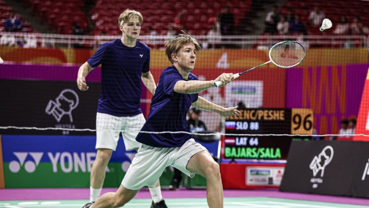 Latvija pasaules jauniešu čempionātu badmintonā noslēdz 31. vietā