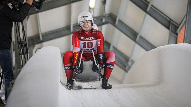 Robežniece/Bogdanova triumfē junioru PK posmā Siguldā