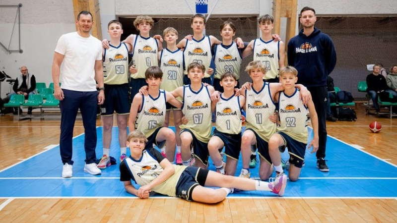 Ar Baltijas kaimiņvalstu komandu uzvarām noslēdzies Jāņa Blūma jaunatnes basketbola turnīrs