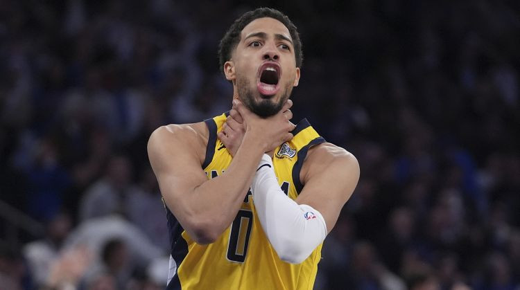 "Pacers" konferences finālu sāk ar traku izglābšanos un uzvaru pagarinājumā Ņujorkā