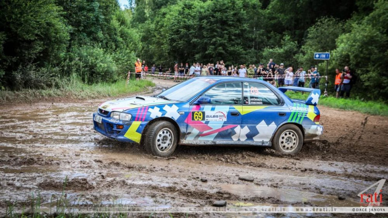 Aukšmuksts/Bundzinieks ar "Subaru Impreza" uzvar minirallijā "Gulbis"