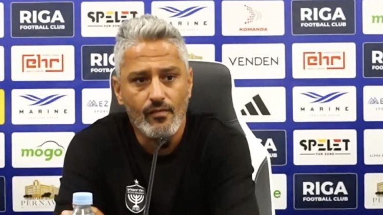 "Beitar" treneris: "Šovakar mums viss gāja greizi – lidojums atpakaļ nebūs viegls…"