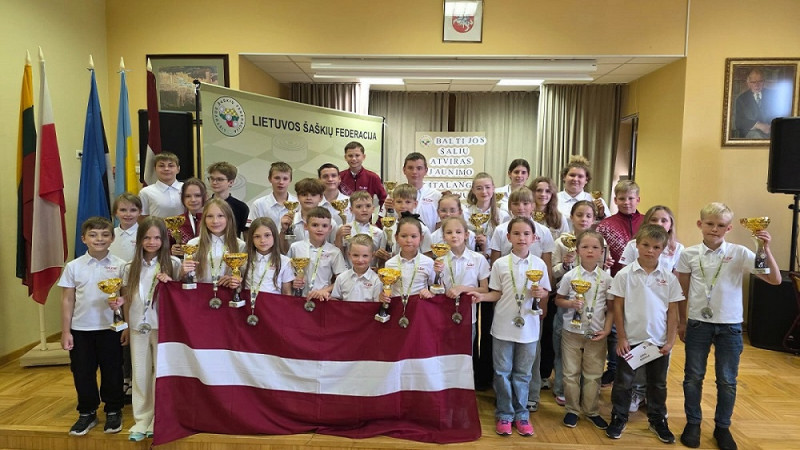 Latvija dominē arī Baltijas čempionātā dambretē jauniešiem
