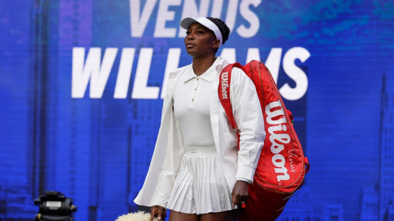 45 gadīgā Venusa Viljamsa piekāpjas 13. raketei "US Open" triju setu cīņā