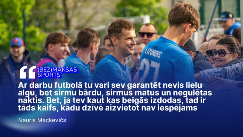 Mackevičs par Virslīgas naudas rekordiem, sirmo bārdu un neloģiskajiem Eirokausiem