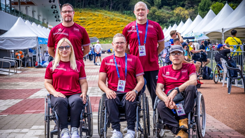 Latvijas para loka šāvēji liek punktu pasaules čempionātam Dienvidkorejā